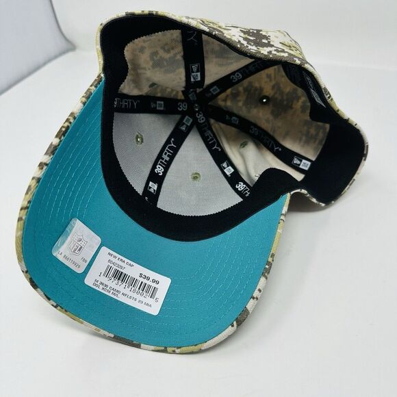 NEW Miami Dolphins New Era Salute To Service 39THIRTY‎ Flexfit Hat Digital Camo - Picture 4 of 6
